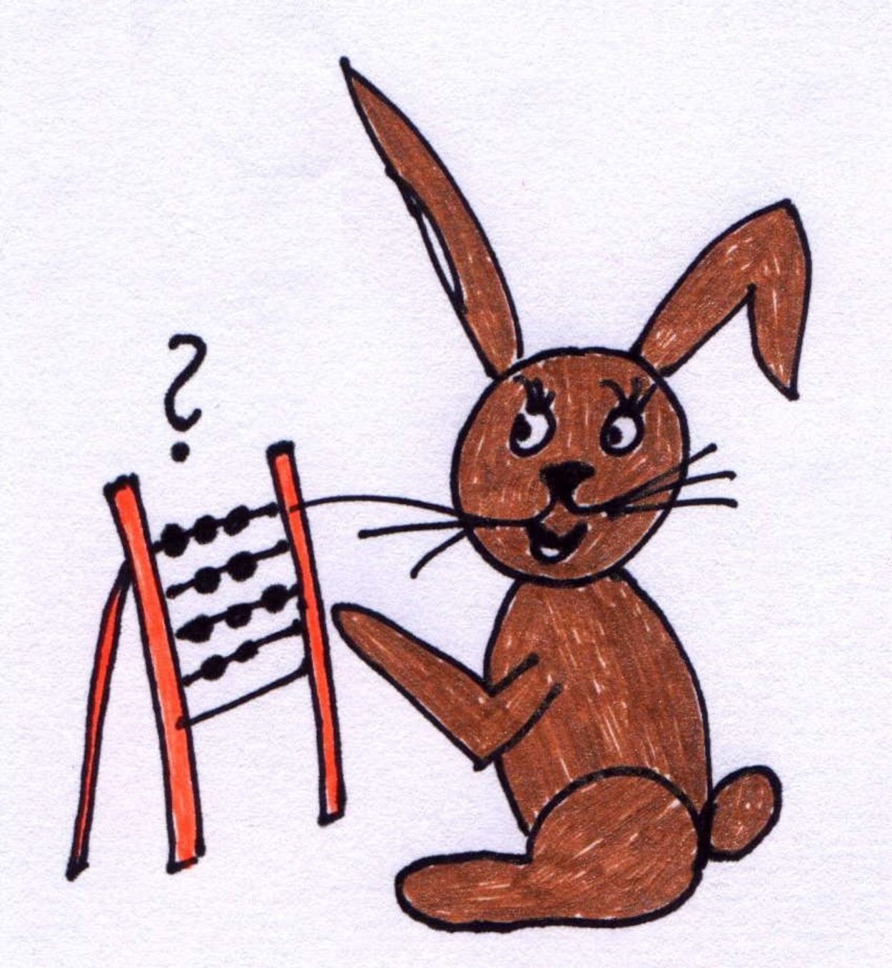  Rechnender Osterhase